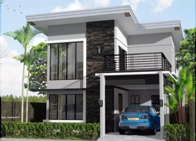 simple 2nd floor house front design simple 2nd floor house front design