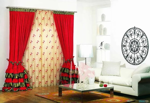 red curtains living room red curtains living room