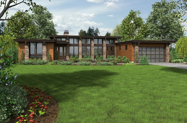 Modern One Story House Layout Modern One Story House Layout