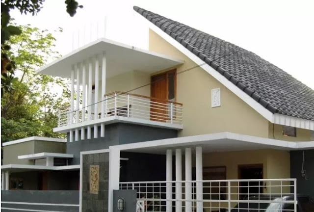 simple 2nd floor house front design simple 2nd floor house front design