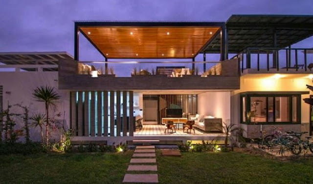 2 story house design with rooftop 2 story house design with rooftop