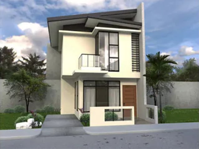 Simple Home Design in Village Double Floor Simple Home Design in Village Double Floor