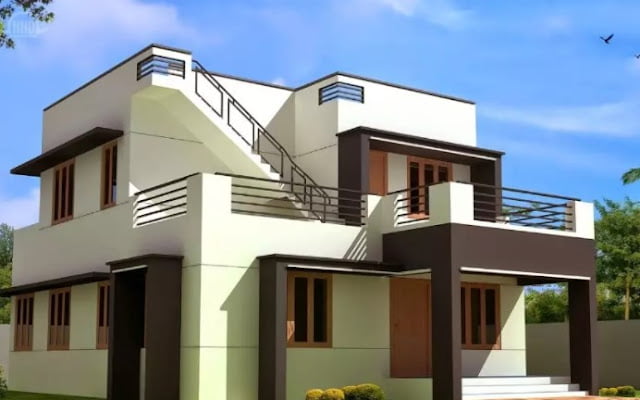 simple 2nd floor house front design simple 2nd floor house front design