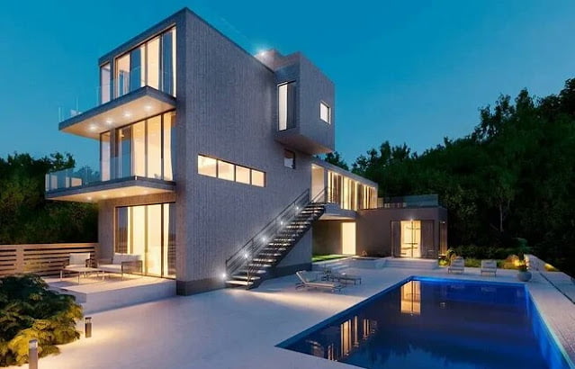 Modern style house, modern architectural styles Modern style house