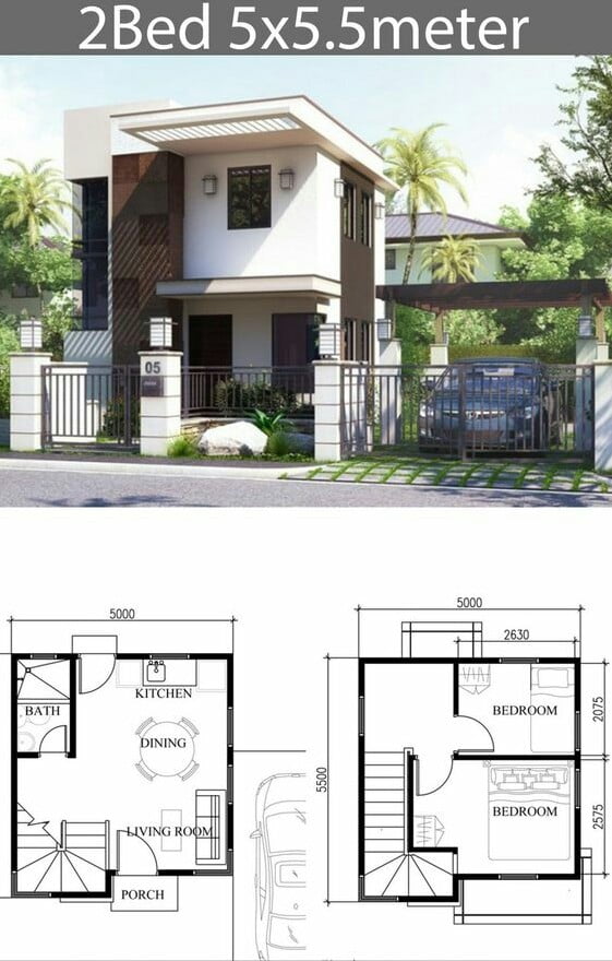small two story house plan small two story house plan