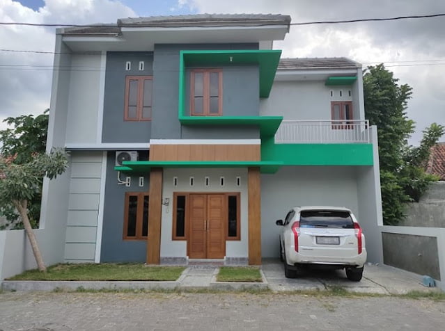 2 Floor House Design in Village Simple 2 Floor House Design in Village Simple