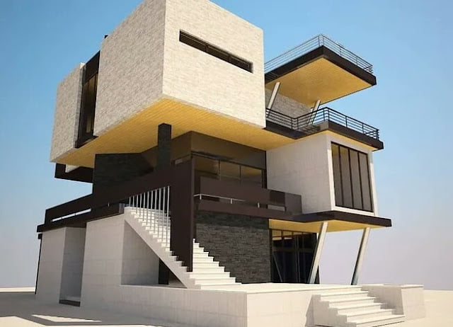 Modern style house, Modern architectural styles Modern style house