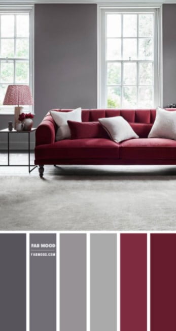 red and gray color scheme living room red and gray color scheme living room