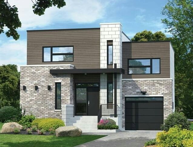 Simple Two-Story Minimalist House Simple Two-Story Minimalist House