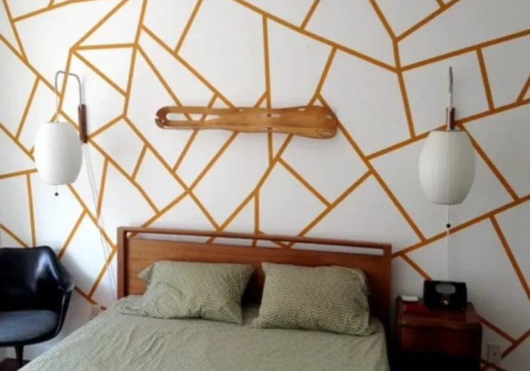 geometric wall paint ideas for bedroom geometric wall paint ideas for bedroom