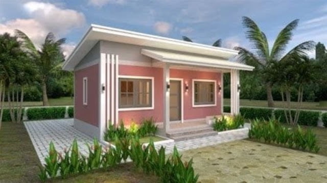 Simple Home Design in Village Single Floor Simple Home Design in Village Single Floor