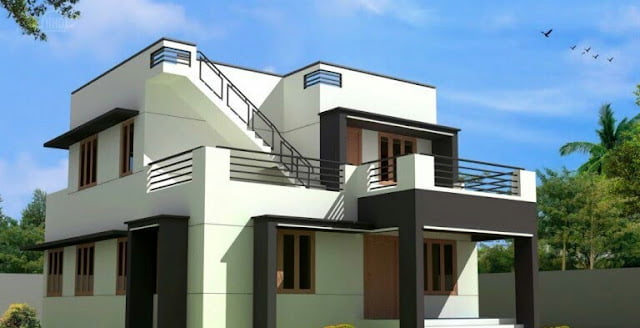 2 storey small house design with rooftop 2 storey small house design with rooftop