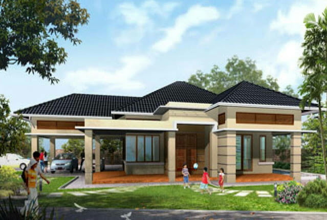 Modern One Story House Layout Modern One Story House Layout