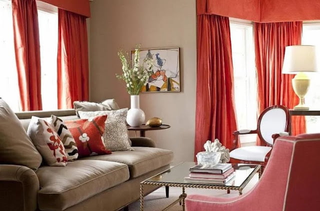 red curtains living room red curtains living room
