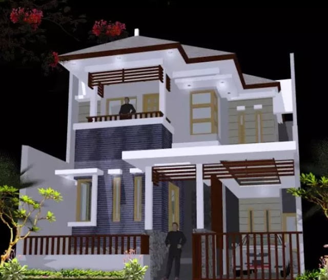 simple 2nd floor house front design simple 2nd floor house front design