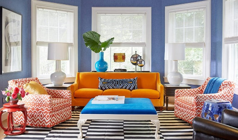 blue and orange color scheme for living room blue and orange color scheme for living room