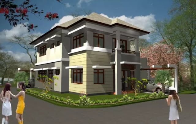 simple 2nd floor house front design simple 2nd floor house front design