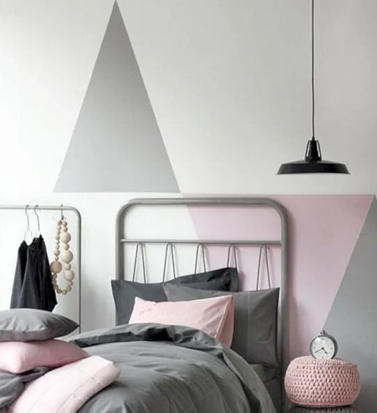 geometric wall paint ideas for bedroom geometric wall paint ideas for bedroom