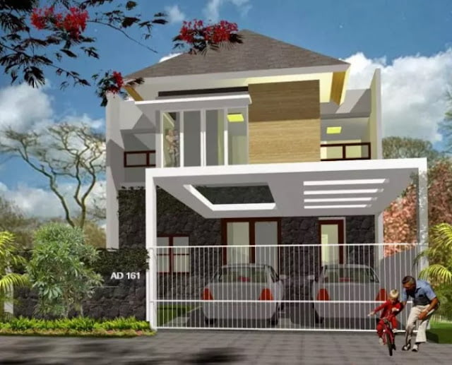 simple 2nd floor house front design simple 2nd floor house front design