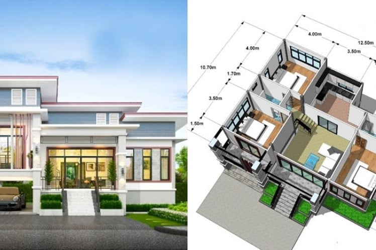 simple low budget modern 3 bedroom house design simple low budget modern 3 bedroom house design