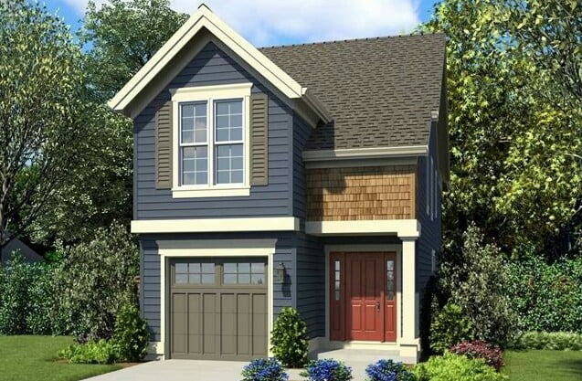 Simple American Style House Simple American Style House