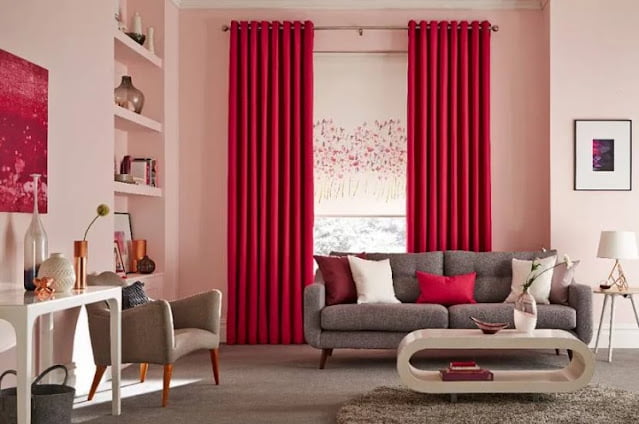 red curtains living room red curtains living room