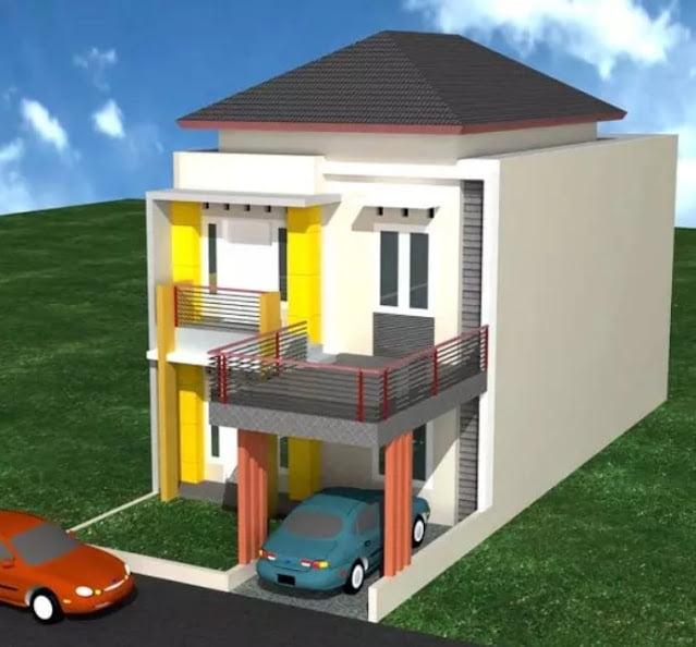 simple 2nd floor house front design simple 2nd floor house front design