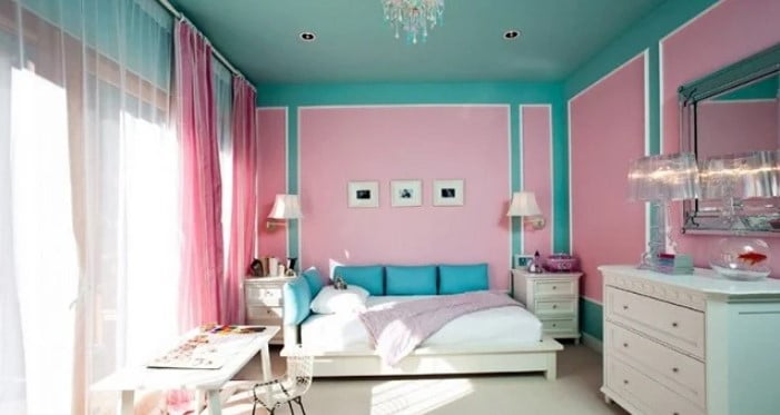 blue and pink combination bedroom wall paint blue and pink combination bedroom wall paint