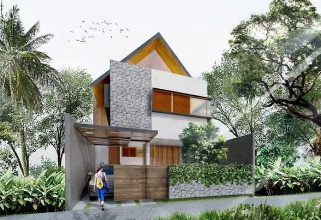 simple 2nd floor house front design simple 2nd floor house front design
