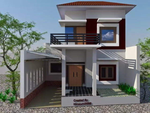 simple 2nd floor house front design simple 2nd floor house front design