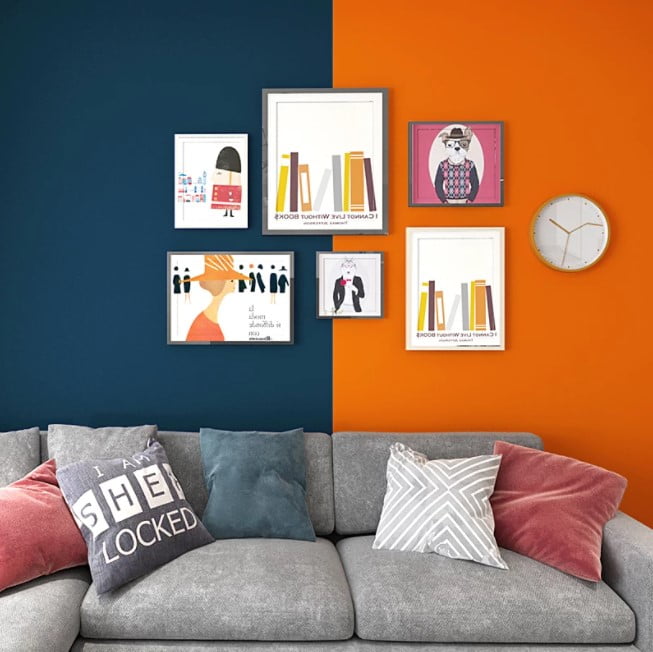 blue and orange color scheme for living room blue and orange color scheme for living room