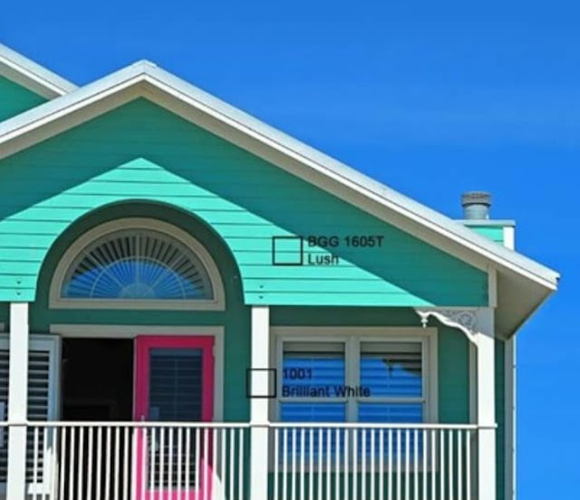 sky blue colour house outside sky blue colour house outside