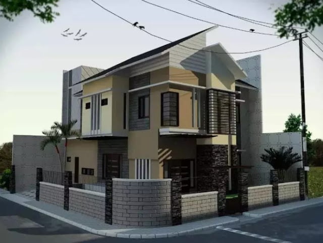 simple 2nd floor house front design simple 2nd floor house front design
