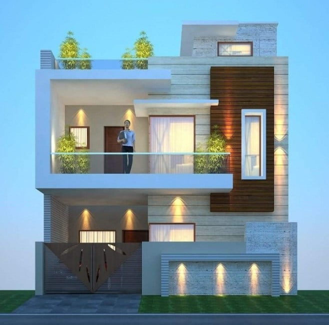 2nd floor house front elevation designs for double floor 2nd floor house front elevation designs for double floor