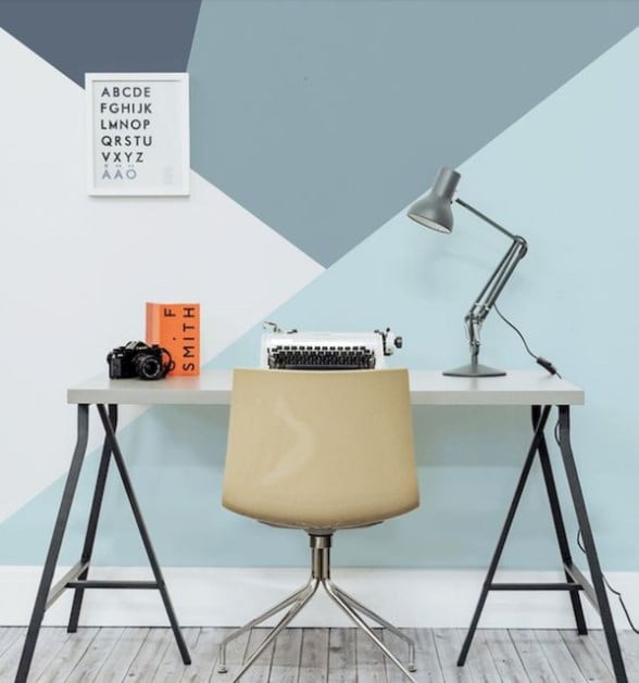 room geometric wall paint room geometric wall paint