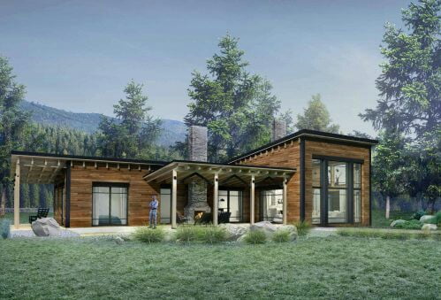 Modern One Story House Layout Modern One Story House Layout