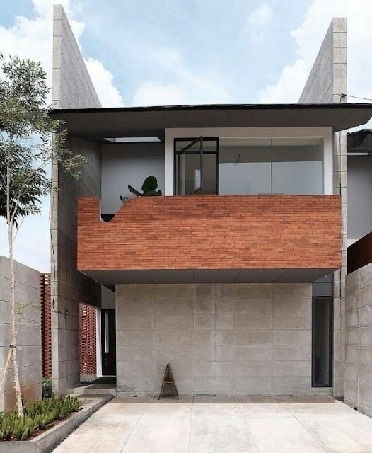 Minimalist 2-Story Flat-Roofed House Minimalist 2-Story Flat-Roofed House