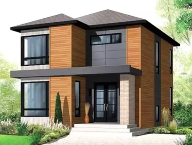 simple 2nd floor house front design simple 2nd floor house front design