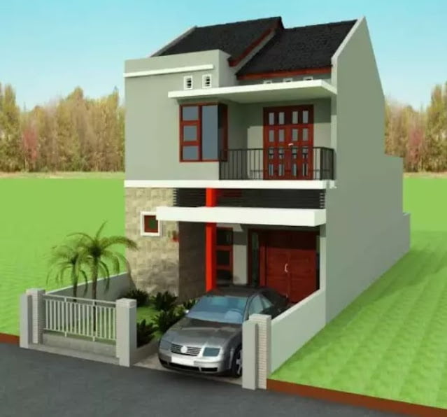 simple 2nd floor house front design simple 2nd floor house front design