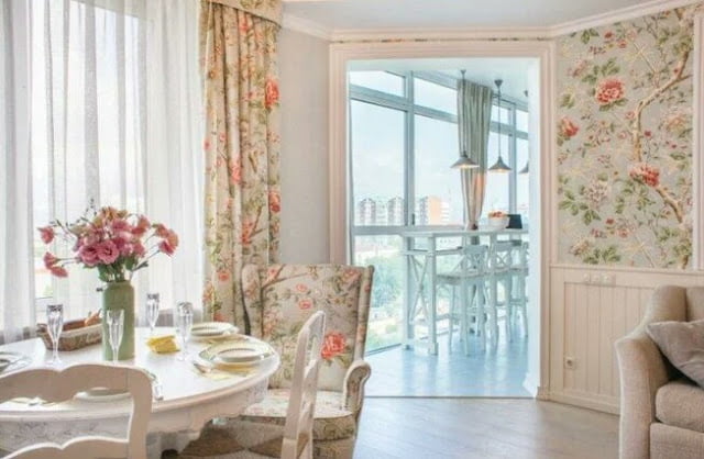 Provence style curtains Provence style curtains