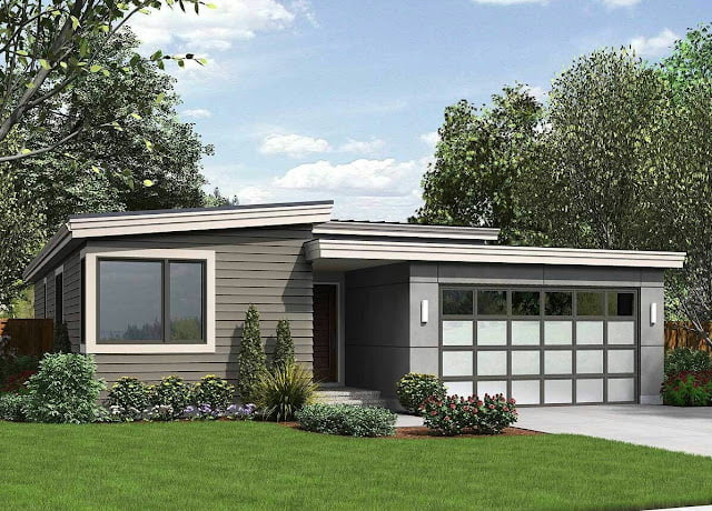 Modern Single Story Homes Contemporary House Plans Modern