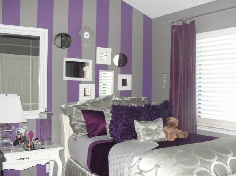 purple two colour combination for bedroom walls purple two colour combination for bedroom walls