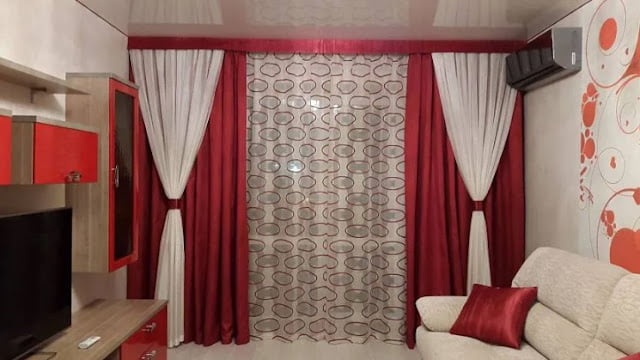 red curtains living room red curtains living room