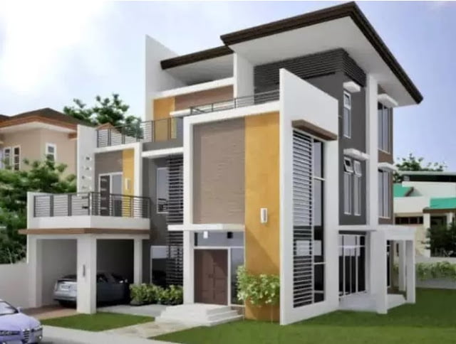 simple 2nd floor house front design simple 2nd floor house front design