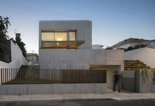 Elegant Gray Exterior 2 Storey House Design Elegant Gray Exterior 2 Storey House Design