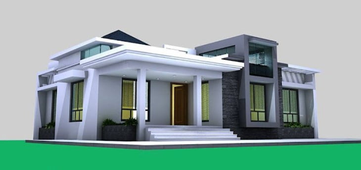 modern single floor house design modern single floor house design