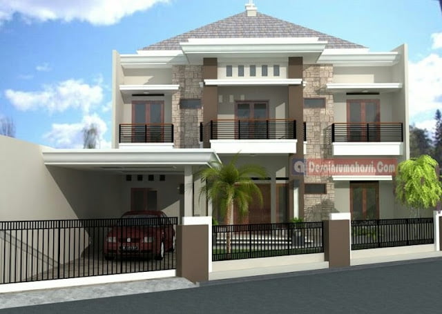 2-Story House with Balcony in Every Room 2-Story House with Balcony in Every Room