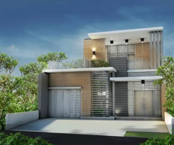 simple 2nd floor house front design simple 2nd floor house front design