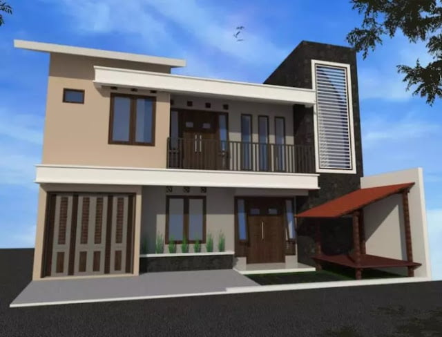 simple 2nd floor house front design simple 2nd floor house front design