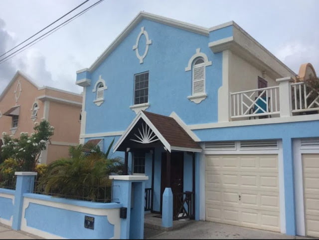 sky blue colour house outside sky blue colour house outside